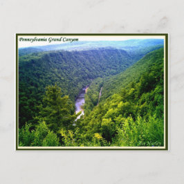 Pennsylvania Grand Canyon im Sommer Postkarte