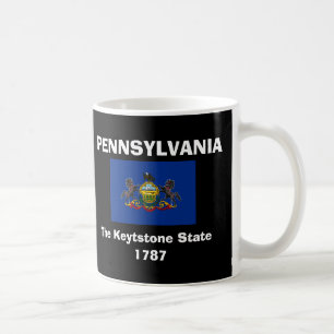 Pennsylvania* große schwarze Tasse PAs