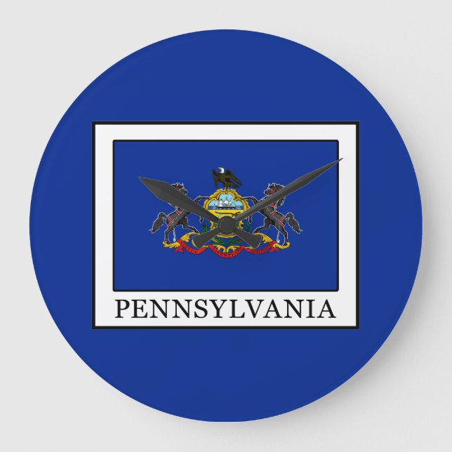 Pennsylvania Große Wanduhr (Vorderseite)