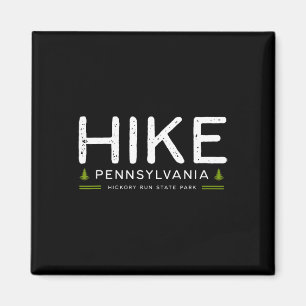 Pennsylvania Hickory Run State Park Wanderung Baum Magnet