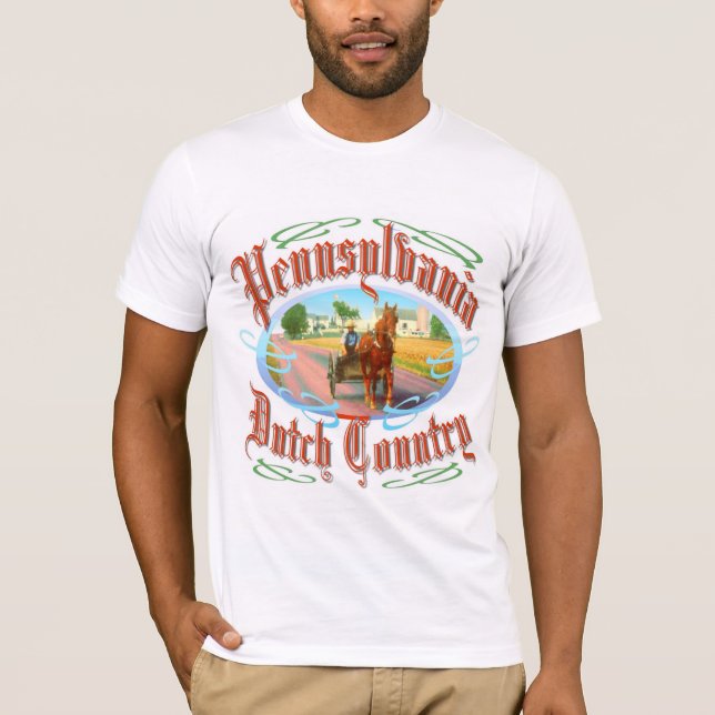Pennsylvania-Holländer-Land T-Shirt (Vorderseite)