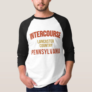 Pennsylvania Karte, Lancaster Pa T-Shirt