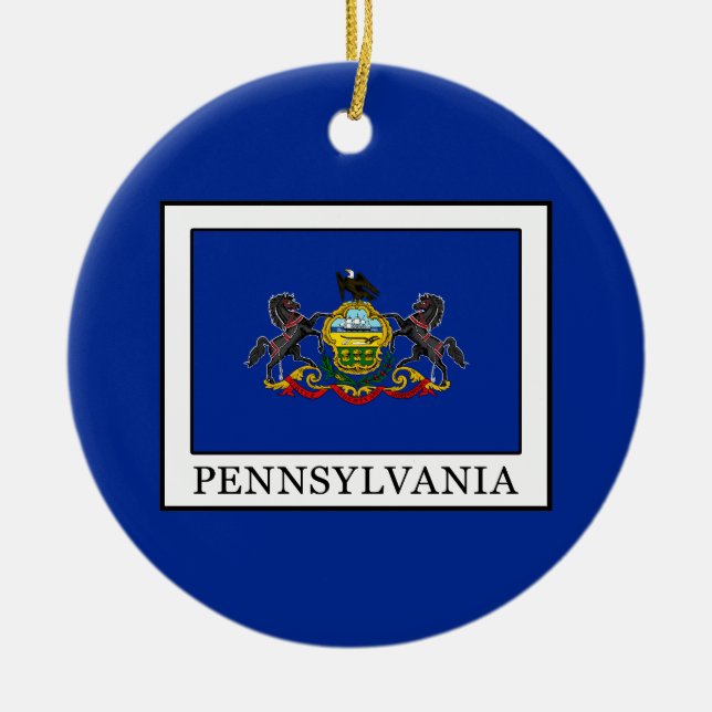Pennsylvania Keramik Ornament (Vorne)