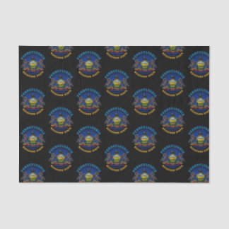PENNSYLVANIA KEYSTONE STAAT FLAG SEIDENPAPIER