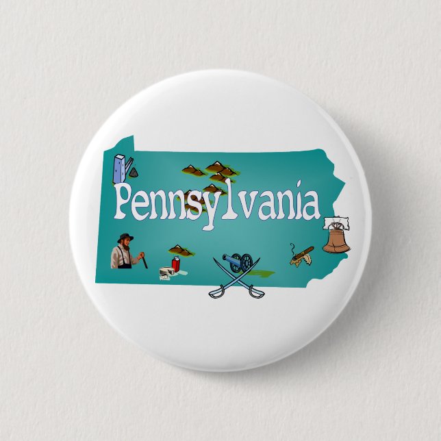 Pennsylvania-Knopf Button (Vorderseite)