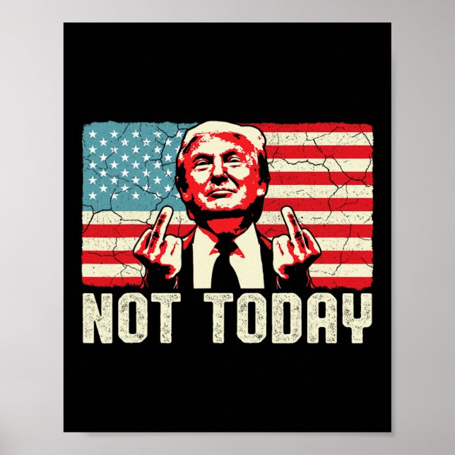 Pennsylvania Kundgebung schoss heute nicht Poster (Vorne)