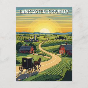 Pennsylvania Lancaster Landkreis Travel Postkarte