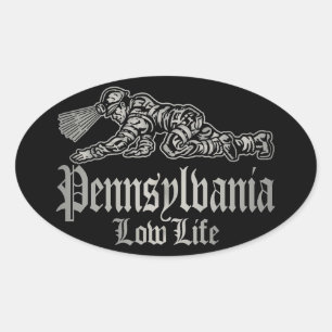 PENNSYLVANIA LEBEN OVALER AUFKLEBER