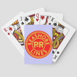 Pennsylvania-Leseküste zeichnet Logo Spielkarten