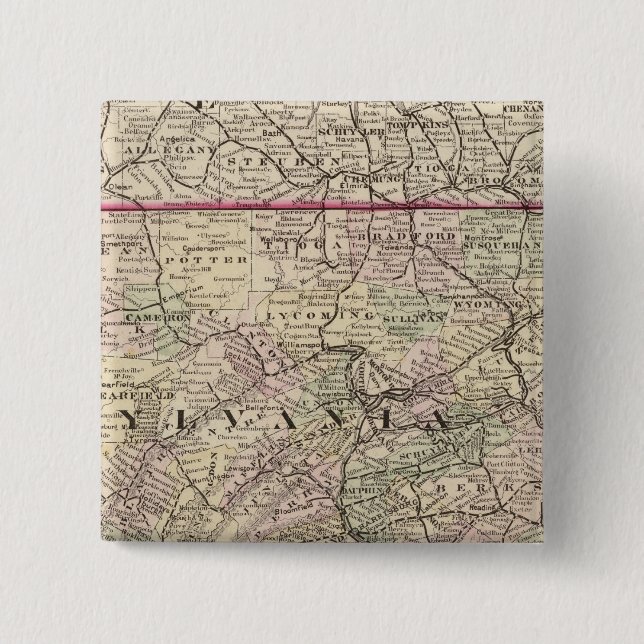 Pennsylvania, Maryland, New Jersey, Delaware Button (Vorderseite)