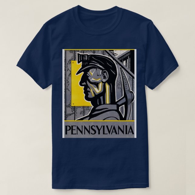 Pennsylvania Miner 1936 T-Shirt (Design vorne)