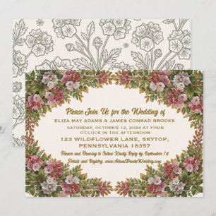 Pennsylvania Mountain Laurel Hochzeitseinladung Save The Date