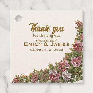 Pennsylvania Mountain Laurel Hochzeitsgeschenk-Anh Geschenkanhänger