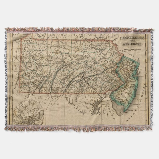 Pennsylvania, New-Jersey Decke (Vorderseite)