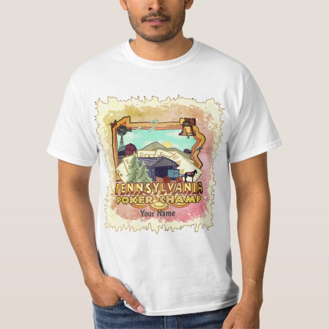 Pennsylvania Poker T-Shirt (Vorderseite)