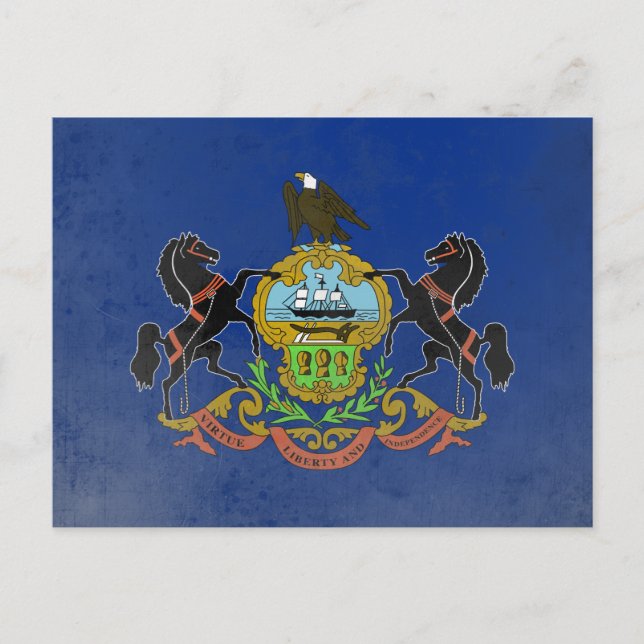 Pennsylvania Postkarte (Vorderseite)