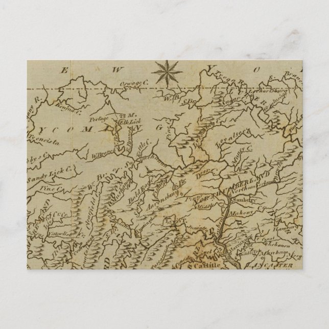Pennsylvania Postkarte (Vorderseite)