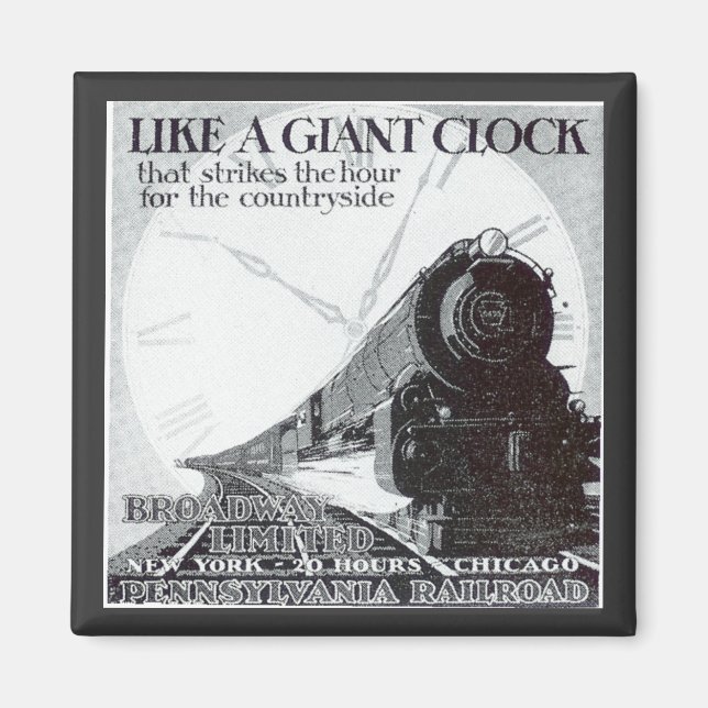 Pennsylvania Railroad Broadway Limited 1929 Magnet (Vorne)