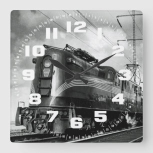 Pennsylvania Railroad Congressional Quadratische Wanduhr