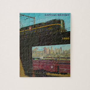 Pennsylvania Railroad Jahresbericht 8x10 Puzzle
