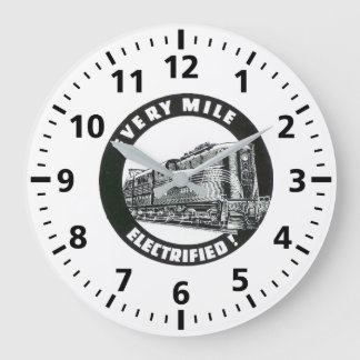 Pennsylvania Railroad jede Meile elektrifiziert Große Wanduhr