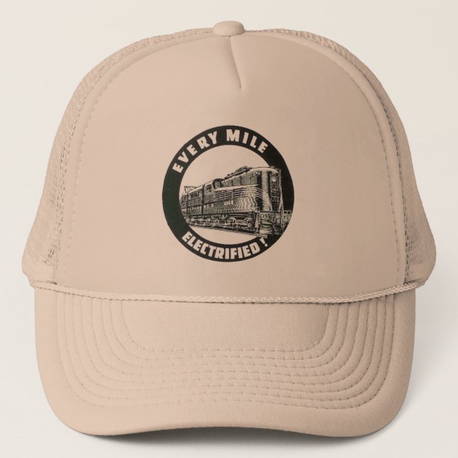 Pennsylvania Railroad jede Meile elektrifiziert Truckerkappe (Vorderseite)