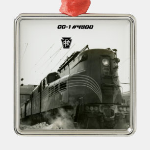 Pennsylvania Railroad Locomotive GG-1 #4800 Ornament Aus Metall
