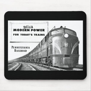 Pennsylvania Railroad Moderne Zugkraft Mousepad