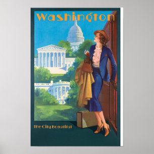 Pennsylvania Railroad Reiseplakat (Washington) Poster