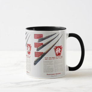 Pennsylvania Railroad-Zugkosten Tasse