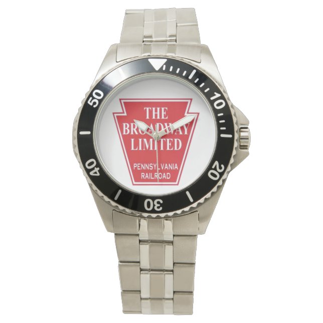 Pennsylvania Railway Broadway Limited Armbanduhr (Vorderseite)