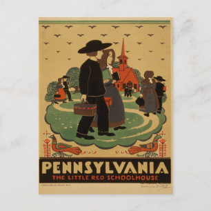 Pennsylvania-Reisepostkarte Postkarte