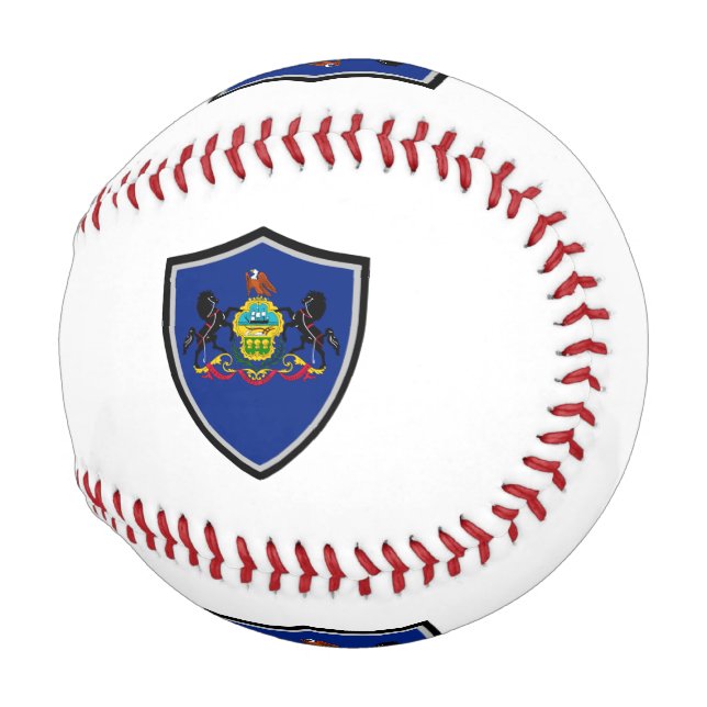 Pennsylvania Schild-Baseball Baseball (Vorne Rechts)