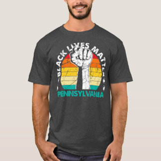 Pennsylvania - Schwarzpolitischer Protest T-Shirt