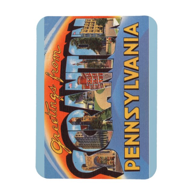Pennsylvania, Scranton Magnet (Vertikal)