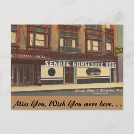 Pennsylvania, Senat Horseshoe Bar, Harrisburg Postkarte