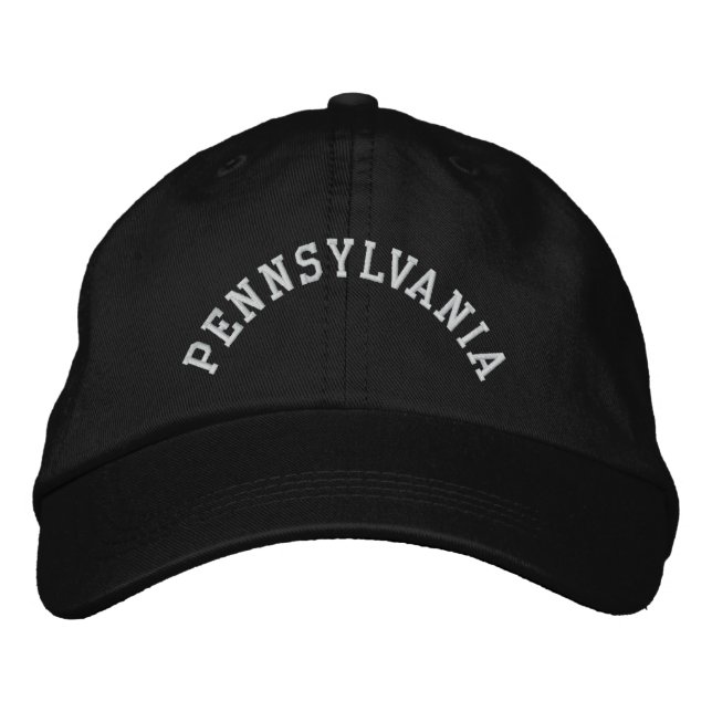 Pennsylvania Staat bestickt Bestickte Baseballkappe (Vorderseite)