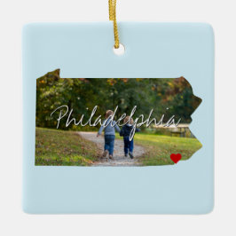 Pennsylvania Staat Foto Keramikornament