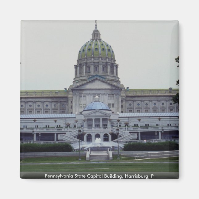Pennsylvania Staat Hauptstadt Gebäude, Harrisburg, Magnet (Vorne)