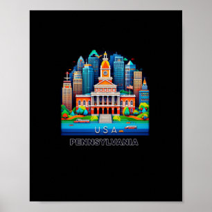 Pennsylvania-Staat in den USA1 Poster