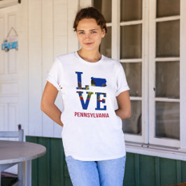 Pennsylvania Staat Liebe USA T-Shirt