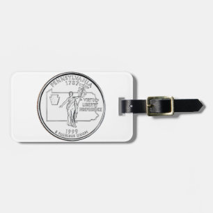 Pennsylvania Staat Quarter Gepäckanhänger