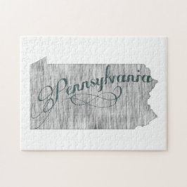 Pennsylvania Staat Typografie