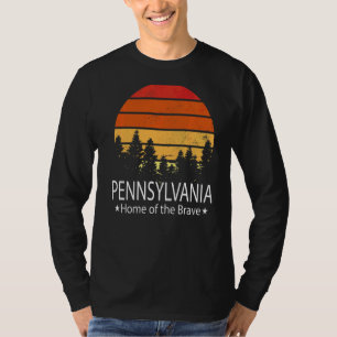 Pennsylvania Staat Zuhause des Braven Pennsylvania T-Shirt