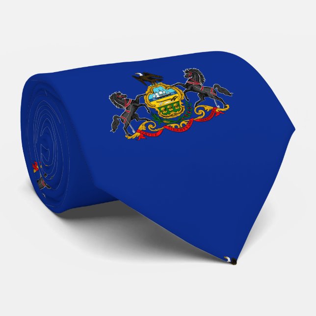 Pennsylvania-Staats-Flaggen-Entwurf Krawatte (Gerollt)