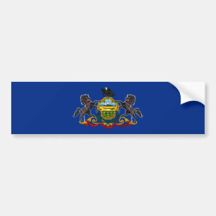 Pennsylvania Staatsflagge Autoaufkleber