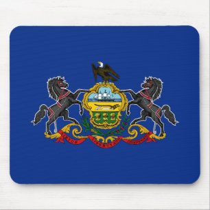 Pennsylvania Staatsflagge Mousepad