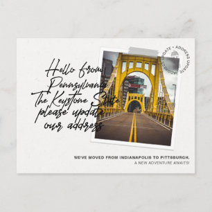 Pennsylvania State Destination Moving Faire-part