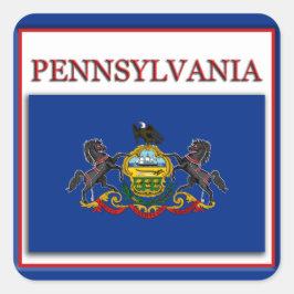 Pennsylvania State Flag Design Sticker