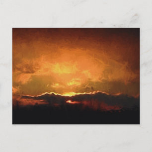 Pennsylvania Sunset Postkarte